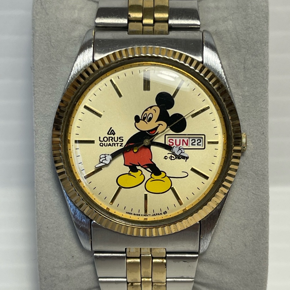 Vintage 80’s Lorus Mickey Mouse Quartz Watch